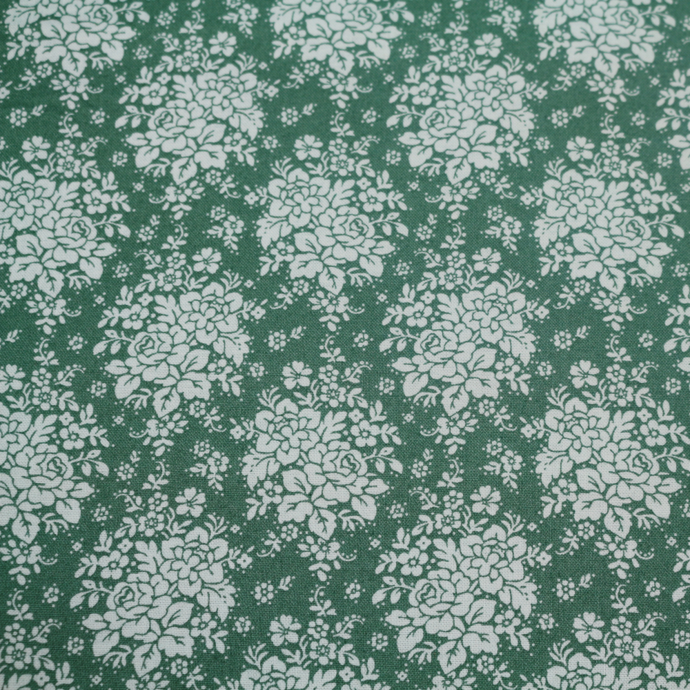 Baumwollstoff / Druckstoff Tilda Audrey Ocean green Spring Diaries